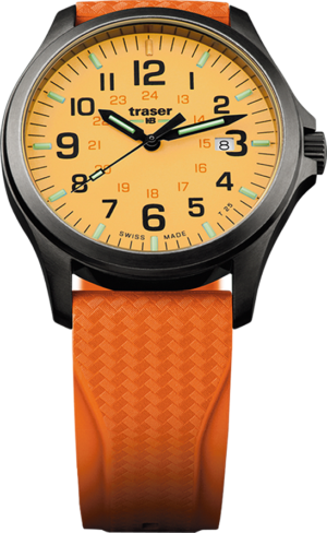 Ceas Traser P67 Officer Pro GunMetal Portocaliu