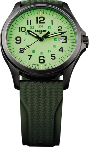 Watch Traser P67 Officer Pro Gun Pro GunMetal Green Lemon