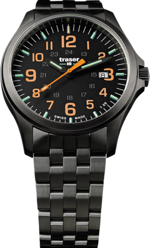 Watch Traser P67 Officer Pro Gun Pro GunMetal Black/Orange