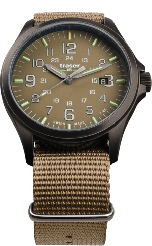 Watch Traser P67 Officer Pro Gun Pro GunMetal Kaki