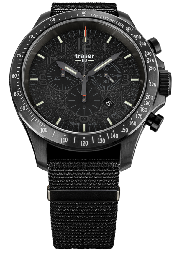 Ceas Traser P67 Officer Pro Cronograf Negru