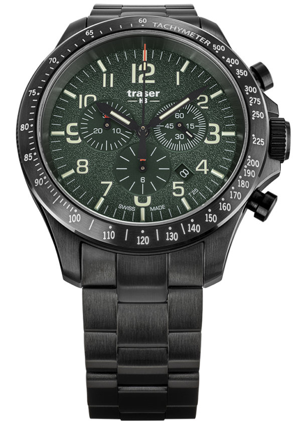 Ceas Traser P67 Officer Pro Cronograf Verde