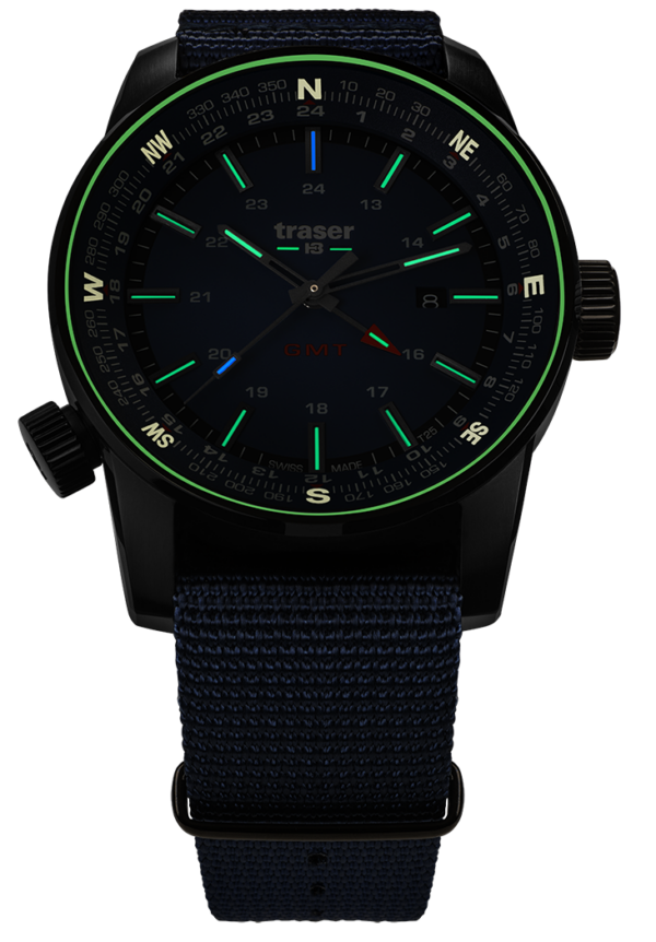 Ceas Traser P68 Pathfinder GMT Albastru