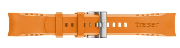 Diver orange rubber strap