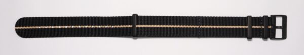 Curea textilă P67 Officer Automatic negru-bej